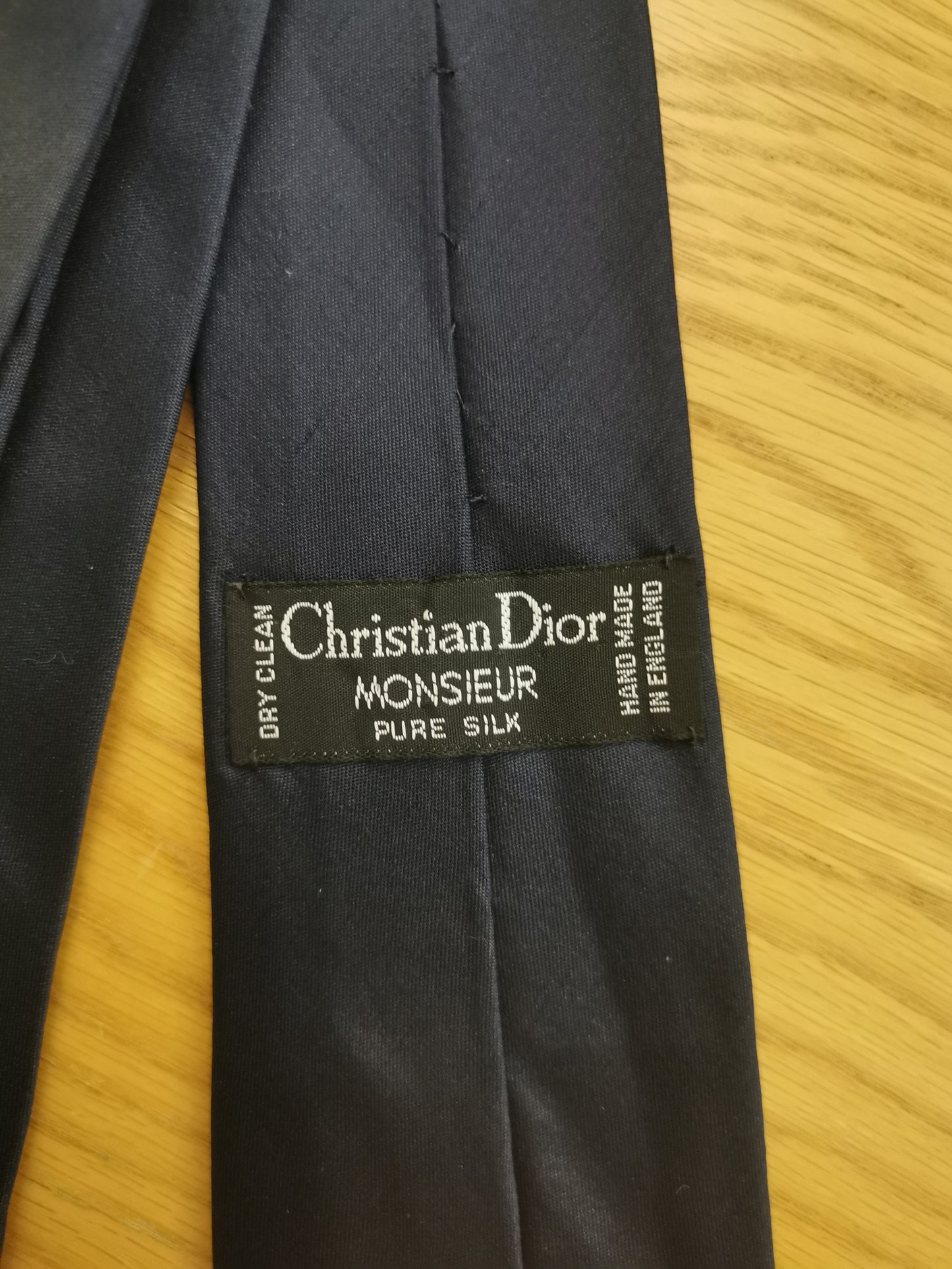 100% silk Christian Dior handmade Monsieur tie