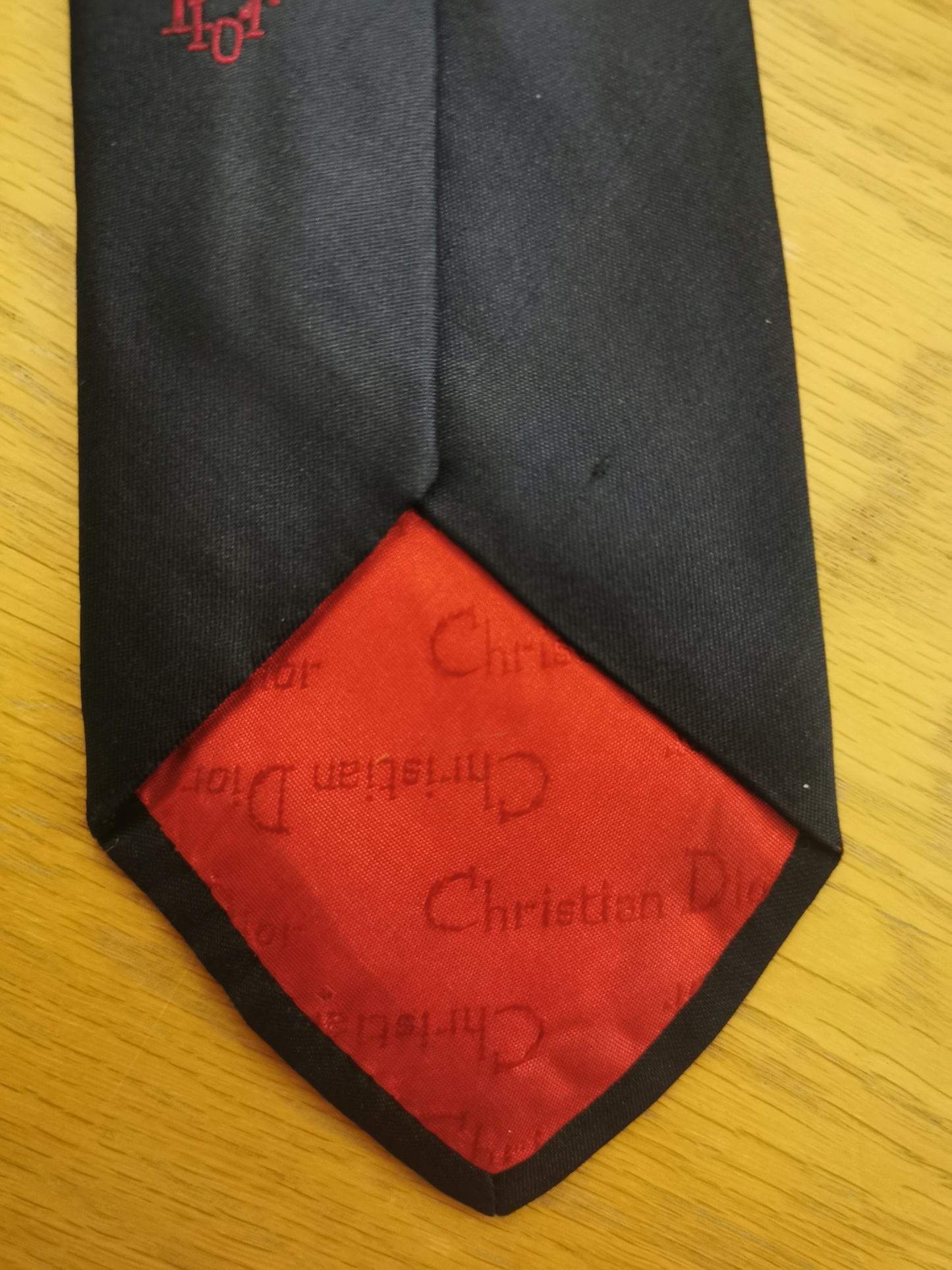 100% silk Christian Dior handmade Monsieur tie