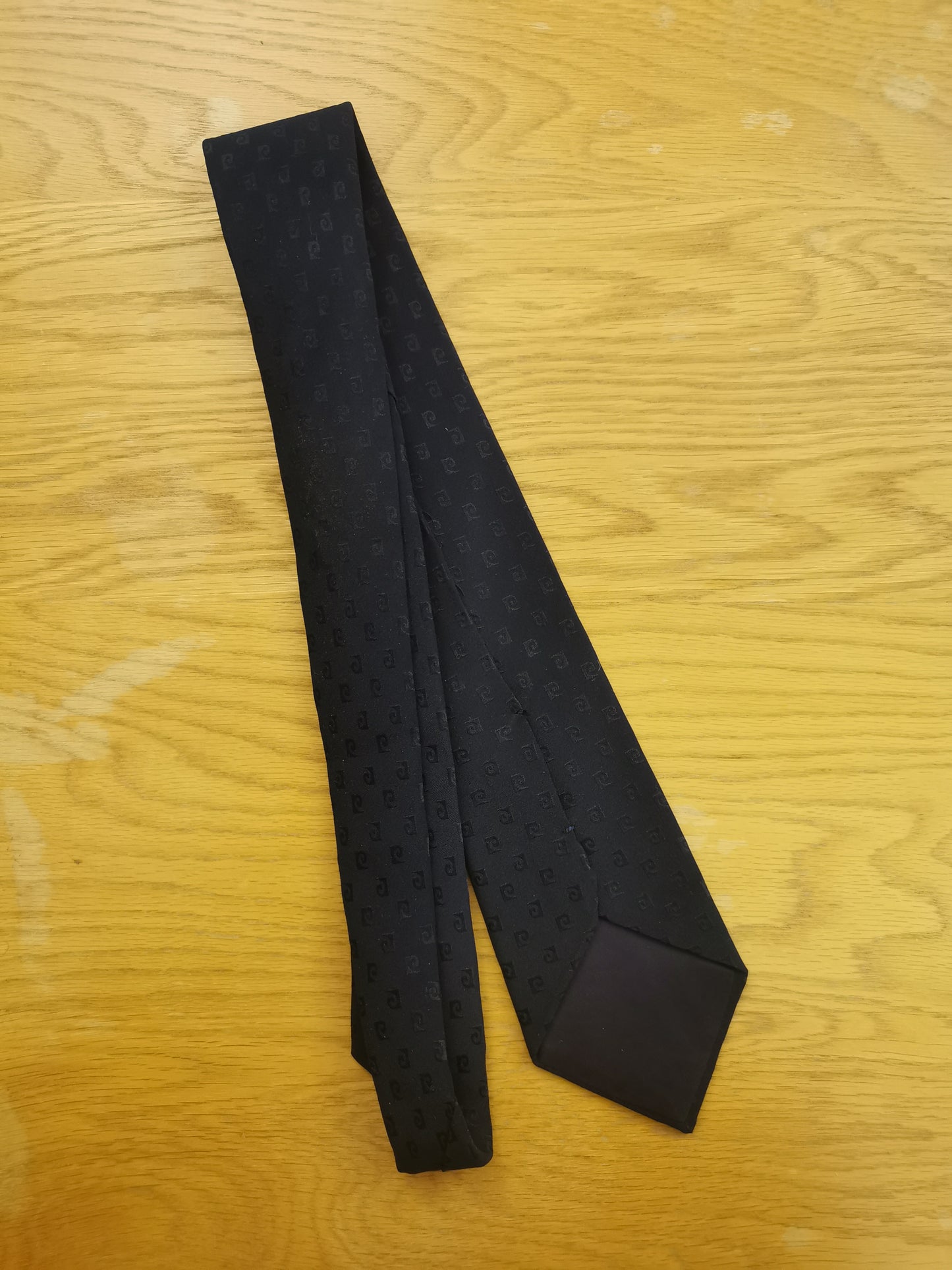 Vintage navy patterned tie